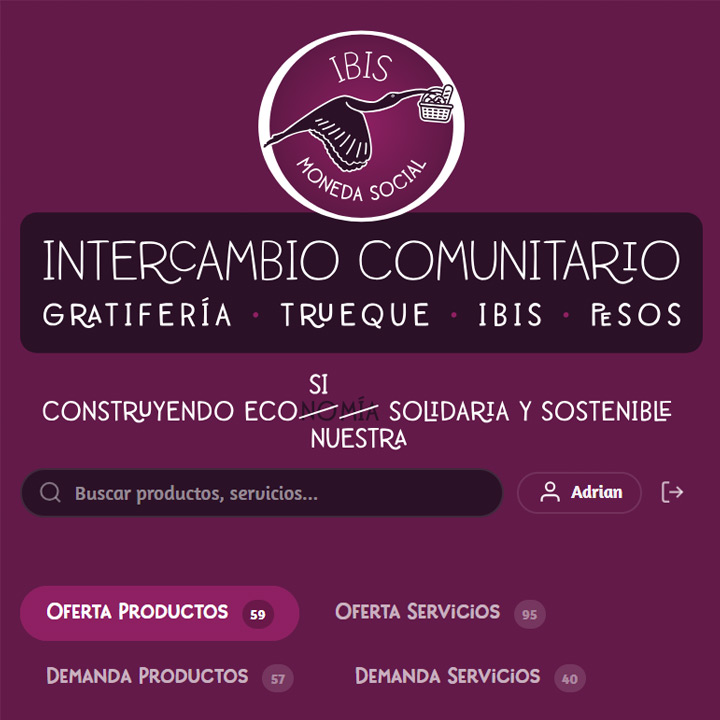 Ibis, vitrina online de intercambios